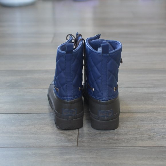 Sperry Brown Blue Duck Boots Size 7 - Picture 3 of 7